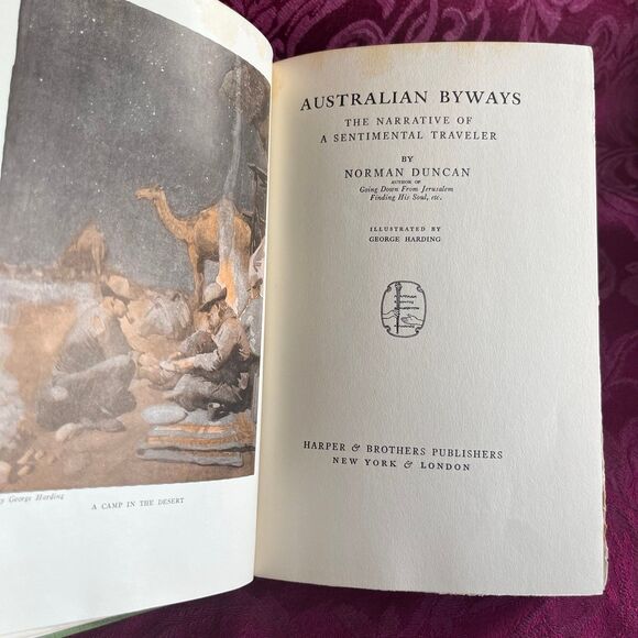 1915 Australian Byways: The Narrative of a Sentimental Traveler by Norman Duncan - Picture 2 of 10